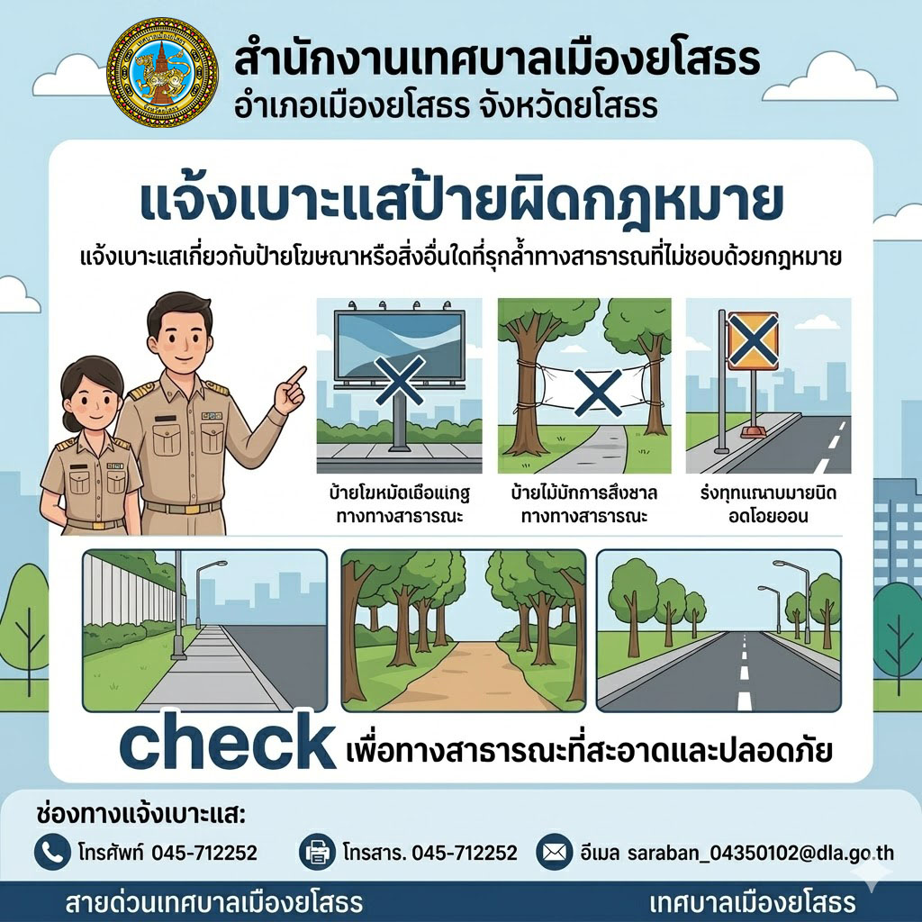 แจ้งเบาะแสป้ายผิดกฎหมาย