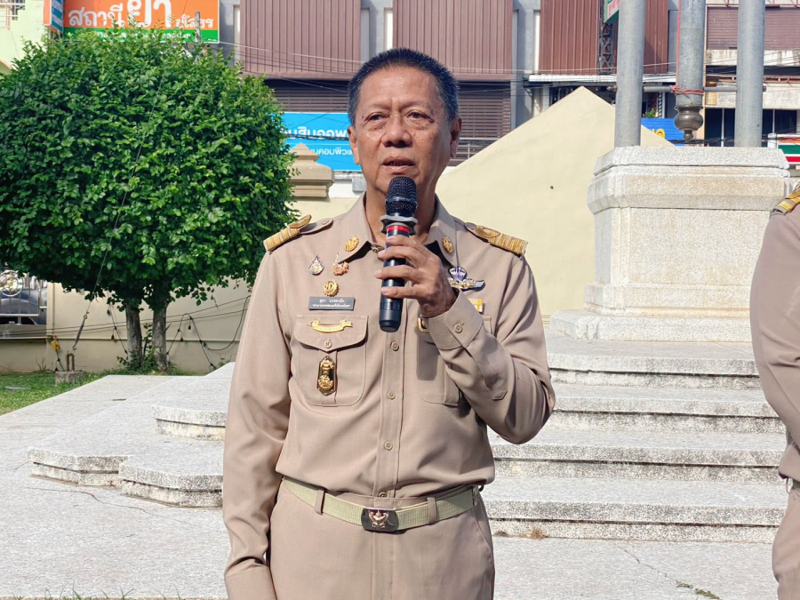 เทศบาลเมืองยโสธร จัดกิจกรรมยืนตรง เคารพธงชาติ ประจำเดือน มิถุนายน 2569 ณ บริเวณหน้าเสาธงเทศบาลเมืองยโสธร