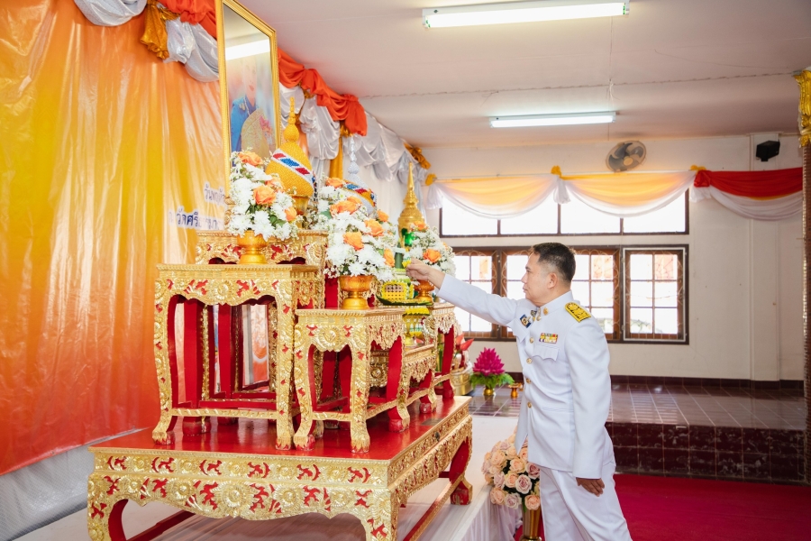 เทศบาลเมืองยโสธร ร่วมพิธีเจริญพระพุทธมนต์เฉลิมพระเกียรติ สมเด็จพระเจ้าลูกเธอ เจ้าฟ้าพัชรกิติยาภา นเรนทิราเทพยวดี กรมหลวงราชสาริณีสิริพัชร มหาวัชรราชธิดา เนื่องในโอกาสวันคล้ายวันประสูติ  7 ธันวาคม 2566