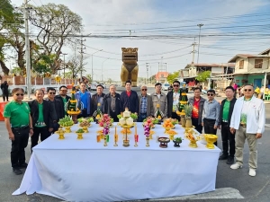 กิจกรรมพิธีบวงสรวงพญาสิงห์ทอง  เพื่อเปิดใช้วงเวียนสิงห์ทอง ณ บริเวณสี่แยกบุ่งน้อยบุ่งใหญ่ ทิศใต้วัดสิงห์ท่า เทศบาลเมืองยโสธร