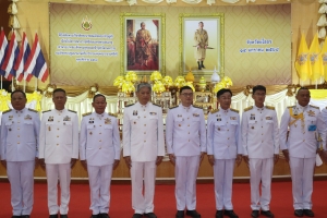 เทศบาลเมืองยโสธร ร่วมประกอบพิธีทางศาสนามหามงคล ถวายพระราชกุศล เฉลิมพระเกียรติพระบาทสมเด็จพระเจ้าอยู่หัวเนื่องในพระราชพิธีสมมงคล