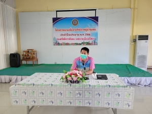 โครงการอบรมเพิ่มประสิทธิภาพผู้นำชุมชน ประจำปี 2566 ครั้งที่ 3/2566 “เรื่อง ระเบียบกระทรวงมหาดไทยว่าด้วยการจัดทำแผนและประสานแผนพัฒนาพื้นที่ในระดับอำเภอและตำบล พ.ศ. 2566 ”