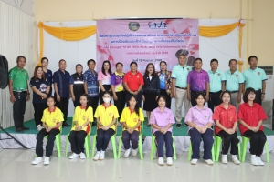 พิธีเปิดโครงการอบรมเชิงปฏิบัติการพัฒนาศักยภาพแกนนำนักเรียน/นักศึกษา ในการป้องกันและเฝ้าระวังปัญหาการตั้งครรภ์ในวัยรุ่น ภายใต้แนวคิด &quot;STOP TEEN MUM&quot; วัยรุ่น วัยใส ไม่ท้องก่อนวัย เทศบาลเมืองยโสธร