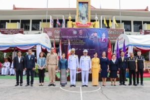 เทศบาลเมืองยโสธร เข้าร่วมเป็นเกียรติงานพิธีสวนสนามในพิธีแสดงมุทิตาจิตแก่ข้าราชการตำรวจที่เกษียณอายุราชการ ประจำปี 2566