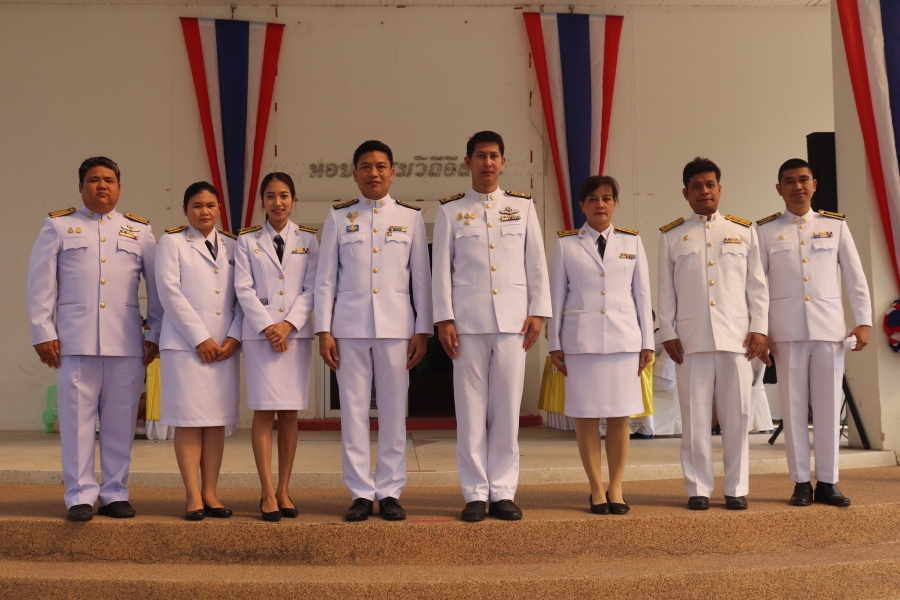 เทศบาลเมืองยโสธร ร่วมพิธีถวายเครื่องราชสักการะ ถวายราชสดุดี พระบาทสมเด็จพระพุทธยอดฟ้าจุฬาโลกมหาราช เนื่องในวันที่ระลึกมหาจักรีบรมราชวงศ์