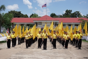 เทศบาลเมืองยโสธร ร่วมกิจกรรมเดิน วิ่ง ปั่น ธงตราสัญลักษณ์งานเฉลิมพระเกียรติพระบาทสมเด็จพระเจ้าอยู่หัว