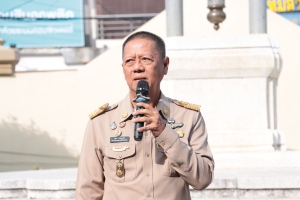 เทศบาลเมืองยโสธร จัดกิจกรรมยืนตรง เคารพธงชาติ ประจำเดือน พฤษภาคม 2569 ณ บริเวณหน้าเสาธงเทศบาลเมืองยโสธร