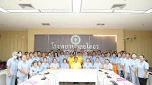 พิธีเปิดการอบรมพัฒนาศักยภาพ อสม.ใหม่ เขตเทศบาลเมืองยโสธร ตามหลักเวชศาสตร์ครอบครัวด้วยเทคโนโลยี ประจำปี พ.ศ. 2567