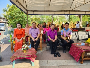 นายกเทศมนตรีเมืองยโสธร ร่วมพิธีบวงสรวง เจ้าคำสู พระพิชัยราชขัตติวงศา (เจ้าฝ่ายหน้า) และพระสุนทรราชวงศา (เจ้าสิงห์)