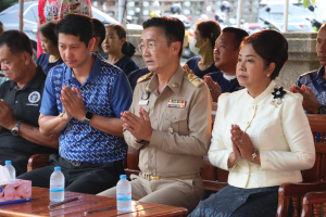 เทศบาลเมืองยโสธร บวงสรวงศาลเจ้าปู่ เสริมสิริมงคลก่อนงานบุญบั้งไฟ 8-10 พ.ค.นี้ ผลบั้งไฟเสี่ยงทาย ปีนี้  พืชผลน้ำท่า อุดมสมบูรณ์ ประชาชนมีความสุข อยู่ดีกินดี