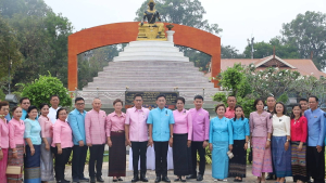 เทศบาลเมืองยโสธร ร่วมประกอบพิธีบอกกล่าวสิ่งศักดิ์สิทธิ์ เตรียมพร้อมจัดงานวันสถาปนาจังหวัดและงานกาชาด ประจำปี 2569