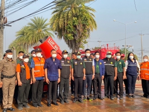 เทศบาลเมืองยโสธร ร่วมกิจกรรม Kick Off &quot;ยโสธร เข้มตรวจวัดควันดำ และห้ามใช้รถยนต์ควันดำ&quot;