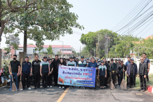 เทศบาลเมืองยโสธร ร่วมกิจกรรมจิตอาสาโครงการ "1 อปท. 1 ชุมชน ล้างถนนลดฝุ่น PM 2.5" เนื่องในวันท้องถิ่นไทย ประจำปี 2569