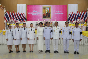 เทศบาลเมืองยโสธร ร่วมงานพิธีวางพานพุ่มถวายราชสักการะ  น้อมรำลึกในพระมหากรุณาธิคุณ  พระบาทสมเด็จพระพุทธเลิศหล้านภาลัย ประจำปี 2569