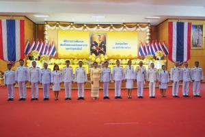 เทศบาลเมืองยโสธร  ร่วมประกอบพิธีถวายราชสักการะ สมเด็จพระนเรศวรมหาราช น้อมรำลึกวันยุทธหัตถี ประจำปี 2568