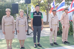 เทศบาลเมืองยโสธร ร่วมพิธีปล่อยแถวเปิดยุทธการยศสุนทรพิทักษ์ ปฏิบัติการกวาดล้างยาเสพติดแบบบูรณาการ