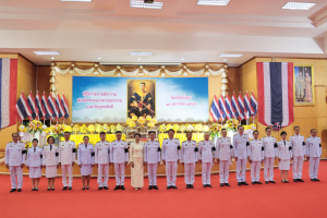 เทศบาลเมืองยโสธร  ร่วมประกอบพิธีถวายราชสักการะ สมเด็จพระนเรศวรมหาราช น้อมรำลึกวันยุทธหัตถี ประจำปี 2569